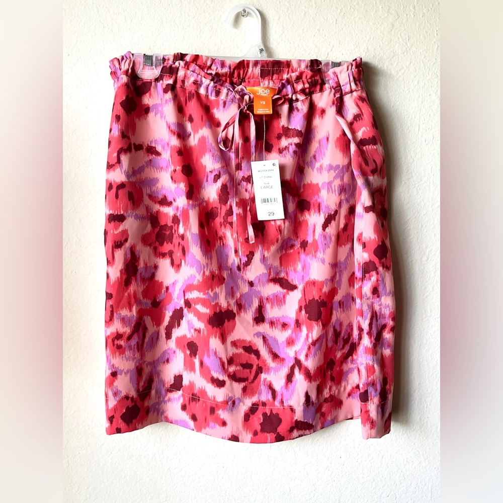 Pink flower skirt